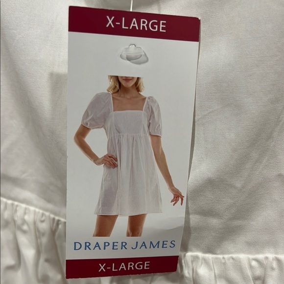 Draper James Women's Puff Sleeve Dress 100% Cotton size XL - Picture 4 of 4